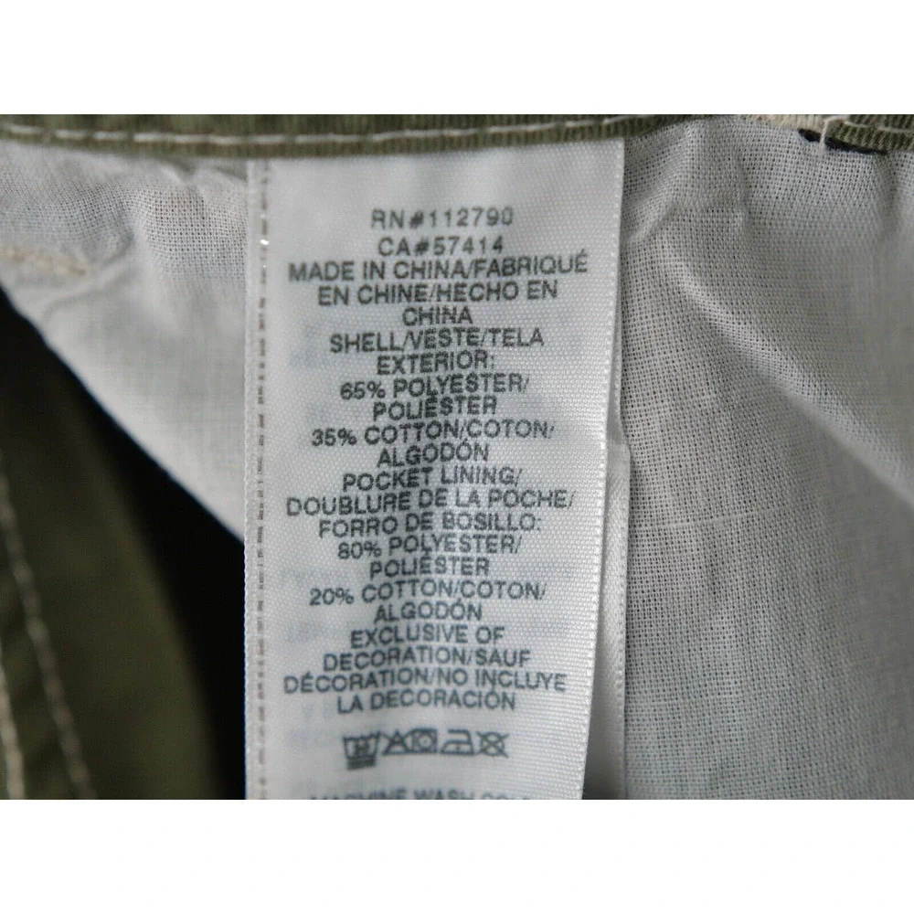 True Religion Olive Cargo‎ Pants Mens Size 36 New With Tags Straight Leg
